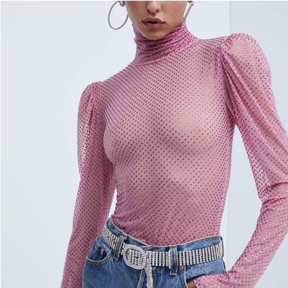 FOR LOVE & LEMONS Kiara Turtleneck Top - Picture 3 of 9